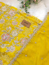 ✨ Premium Cosmo Tissue Silk Handwork Unstitched Suit ✨