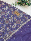 ✨ Premium Cosmo Tissue Silk Handwork Unstitched Suit ✨