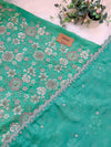 ✨ Premium Cosmo Tissue Silk Handwork Unstitched Suit ✨