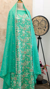 ✨ Premium Cosmo Tissue Silk Handwork Unstitched Suit ✨