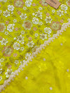 ✨ Premium Cosmo Tissue Silk Handwork Unstitched Suit ✨