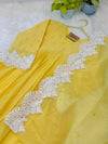 ✨ Pure Mul Chanderi Embroidery Work Anarkali Set