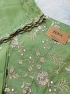 ✨ Pure Tissue Silk Handwork Unstitched Suit