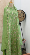 ✨ Pure Tissue Silk Handwork Unstitched Suit
