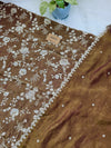 ✨ Pure Tissue Silk Handwork Unstitched Suit