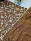 ✨ Pure Tissue Silk Handwork Unstitched Suit