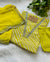 Silken Grace – Tabby Silk A-Line Kurti Set with Organza Dupatta