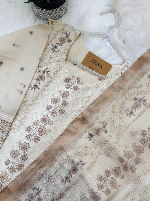 ✨ Tissue Shimmer Pakistani Ready-to-Wear Suit ✨