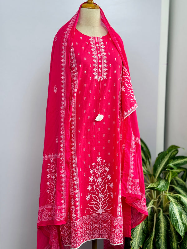 Pure Cotton Ready-to-Wear Kurti Set – Everyday Elegance