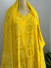 Pure Cotton Mirror Work Hand Embroidered Kurti Set