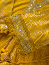Radiant Reflections – Cotton Hacoba Mirror Work Anarkali Suit