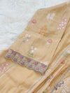 ✨ Mul Chanderi Embroidered Anarkali Kurti Set ✨