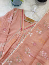 ✨ Mul Chanderi Embroidered Anarkali Kurti Set ✨