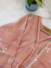 ✨ Mul Chanderi Embroidered Anarkali Kurti Set ✨