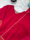 ✨ Glass Chanderi A-Line Kurti Set ✨