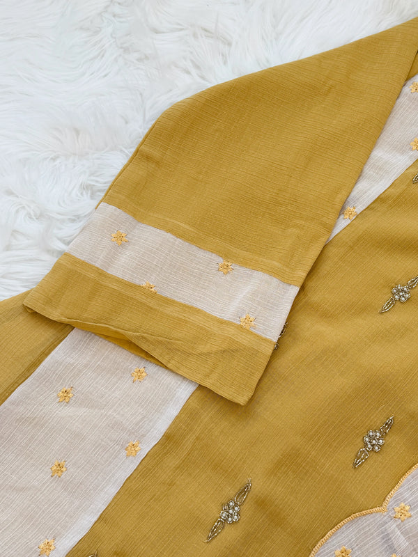 Crush silk handwork Kurti set✨