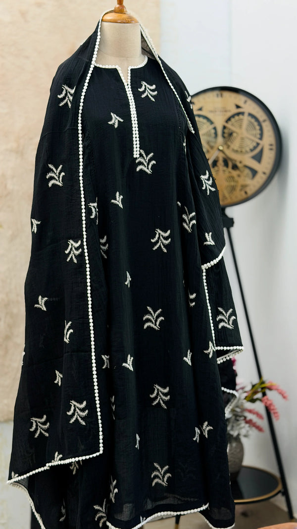 ✨ Imported Crush Rayon Anarkali Set