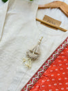 Pure Tissue Silk Hand Work Kurti Set- Ready to Wear