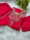Pure Dola Silk Handwork Suit Elegant Craftsmanship, Effortless Festive Style