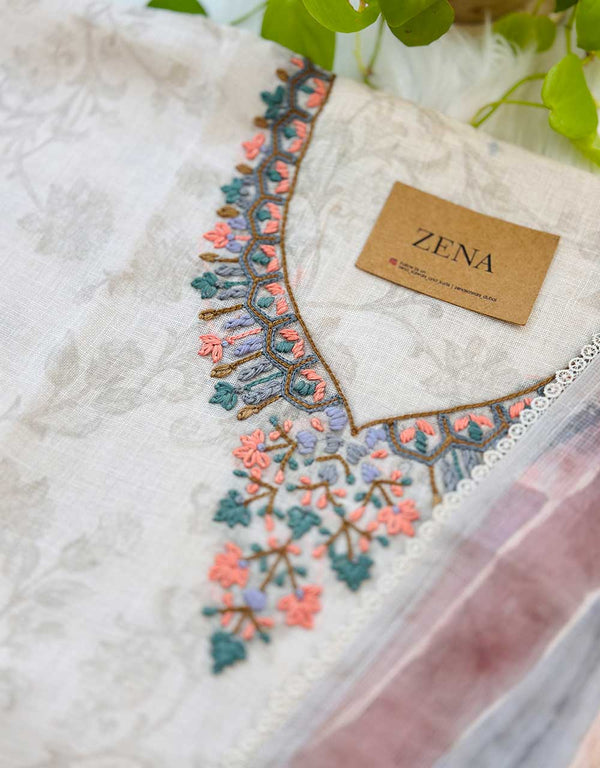 PURE COTTON UNSTITCHED KURTI SET – CRAFT YOUR OWN STYLE ✨