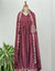 Ethereal Elegance – READY TO WEAR CRUSHED RAYON ANARKALI KURTI SET ✨