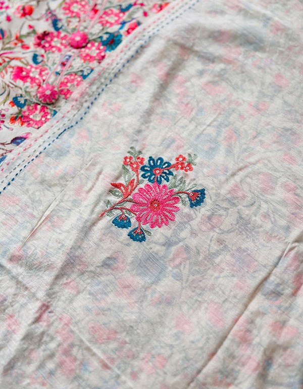 Unstitched Cotton Printed Kurti Set – Effortless Style & Comfort ✨