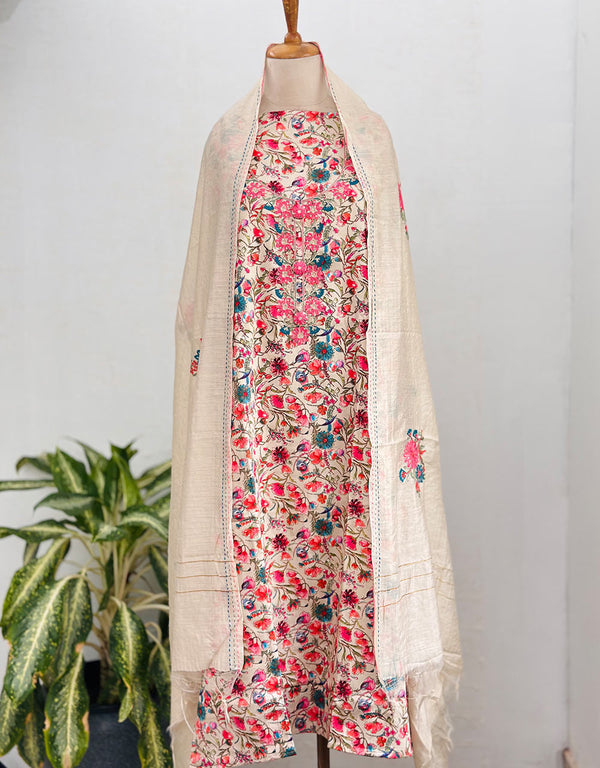Unstitched Cotton Printed Kurti Set – Effortless Style & Comfort ✨