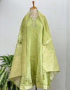 Ready-to-Wear Tissue Silk Anarkali Kurti Set – Royal Elegance & Grace ✨