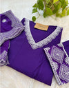 Graceful Charm – READY TO WEAR MUL COTTON KURTI SET WITH ORGANZA DUPATTA ✨