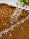 Unstitched Shimmer Silk Party Wear Suit – Designer Fabric Set for Festive Looks