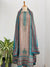 Pure Muslin Unstitched Suit with Handwork Details