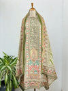 Unstitched Muslin Party Wear Suit – Soft & Stylish Fabric Set for Custom Ethnic Looks