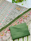 Unstitched Muslin Party Wear Suit – Soft & Stylish Fabric Set for Custom Ethnic Looks