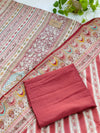 Unstitched Muslin Party Wear Suit – Soft & Stylish Fabric Set for Custom Ethnic Looks