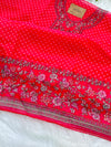 Viscose Organza Unstitched Partywear Suit with Dupatta – Elegant Festive Set