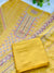 Unstitched Pure Muslin Digital Print Suit with Aari & Jarkan Diamond Work – Luxe Ethnic Fabric Set