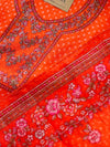 Viscose Organza Unstitched Partywear Suit with Dupatta – Elegant Festive Set