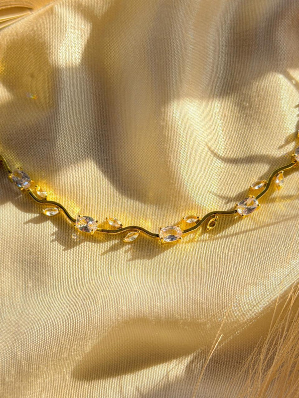 Anti-Tarnish Stainless Steel Tulip Necklace