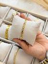 Premium Anti-Tarnish Stainless Steel Link Bangle