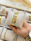 Anti-Tarnish Crystal Gold-Plated Bangle ✨