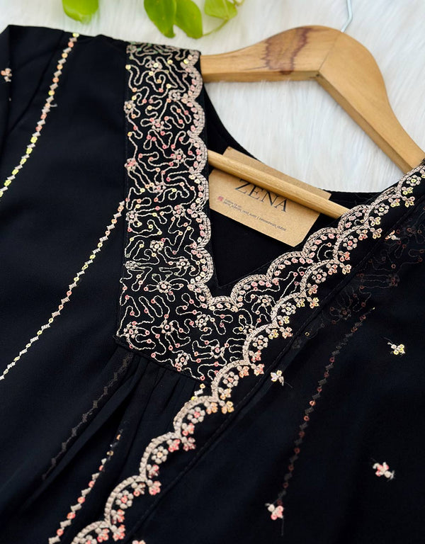 Georgette Anarkali Kurti Set – Timeless Elegance 🌟