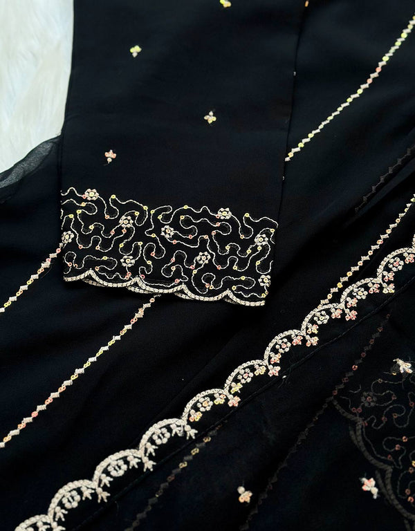 Georgette Anarkali Kurti Set – Timeless Elegance 🌟