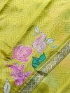 Tissue Silk Hand-Detailed Unstitched Suit