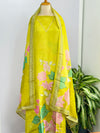 Tissue Silk Hand-Detailed Unstitched Suit