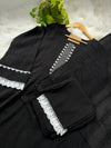 Pure Cotton Embroidered Anarkali Kurti Set – Elegant & Comfortable