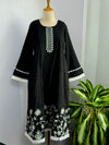 Pure Cotton Embroidered Anarkali Kurti Set – Elegant & Comfortable