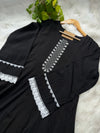 Pure Cotton Embroidered Anarkali Kurti Set – Elegant & Comfortable