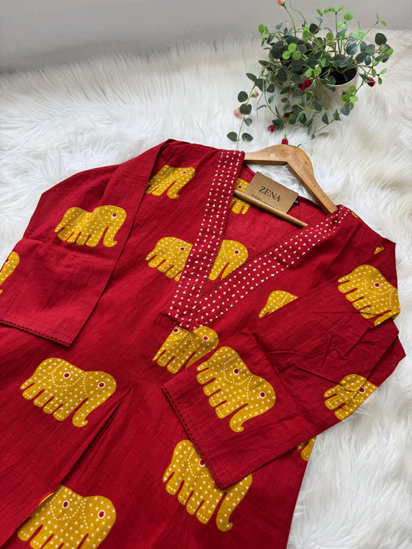 Pure Cotton Kurti Set – Everyday Comfort & Style 🌿