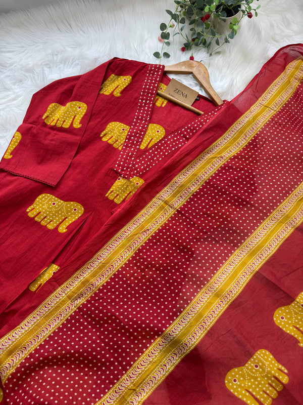 Pure Cotton Kurti Set – Everyday Comfort & Style 🌿