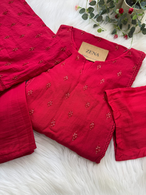 Premium Mul Cotton A-Line Set for Effortless Style 🌸